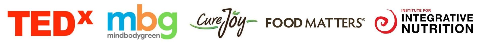 Featured on TEDx, mindbodygreen, CureJoy, Food Matters, Integrative Nutrition